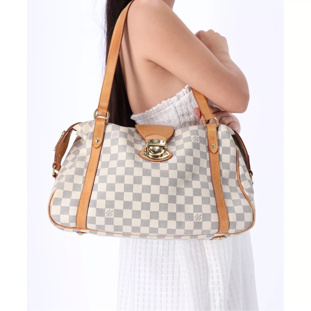 Louis Vuitton Stresa PM Damier Azur Small Shoulder Bag N42220 Beige Multi - Picture 1 of 13